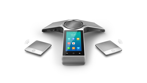 IP Conference Phone, Skype For Business Edition, Wireless Mics, PoE
