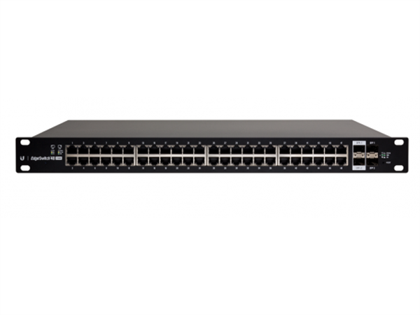 EdgeSwitch 48 Gigabit Ethernet Ports, 2 SFP+ Ports and 2 SPF Ports, 24V / 802.3af / 802.at PoE, (500W max)