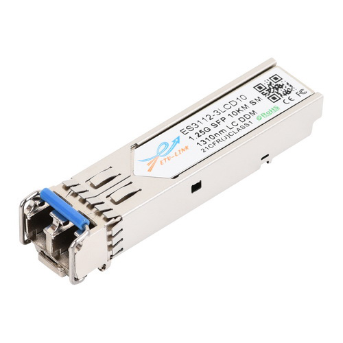Gigabit SFP module, 1310nm Single-mode, 10KM range, LC connector