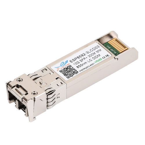 10Gbps 850nm multimode SFP+ Optical Transceiver, 300M reach