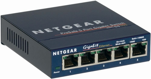 ProSafe 5-port Gigabit Switch, Desktop Sized