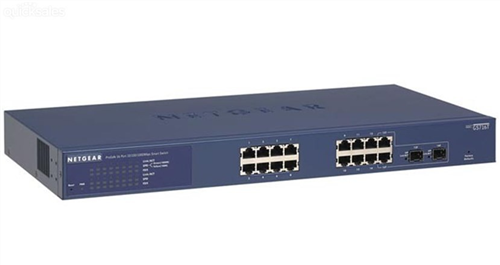 ProSafe 16-port Gigabit Smart Switch, 2 shared SFP Ports