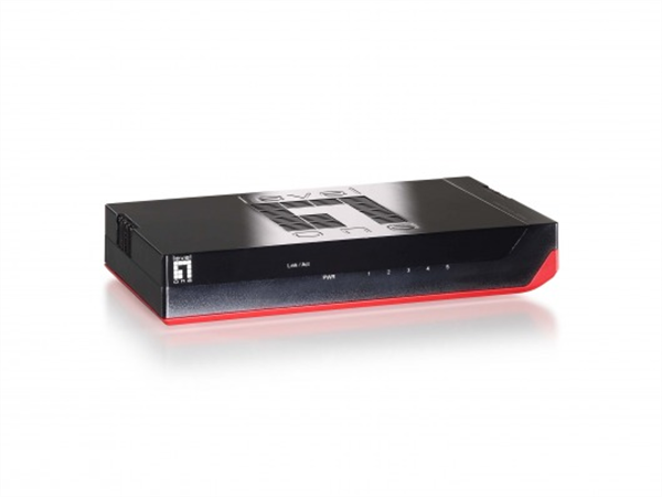 5-Port Gigabit Ethernet Switch, Unmanaged, Desktop Sized