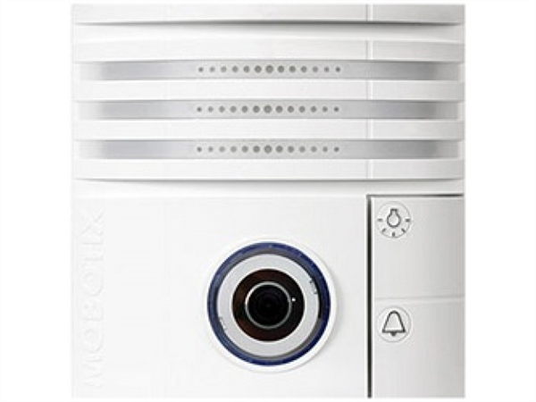 White Weatherproof IP Video Door Station Camera, 6MP, 180 Degree View