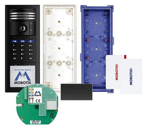 IP Video Door Station, 6MP Camera Kit, incl. Keypad etc. Black