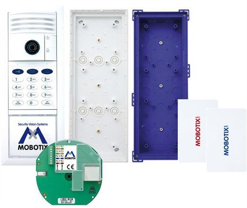 IP Video Door Station, 6MP Camera Kit, incl. Keypad etc. Silver