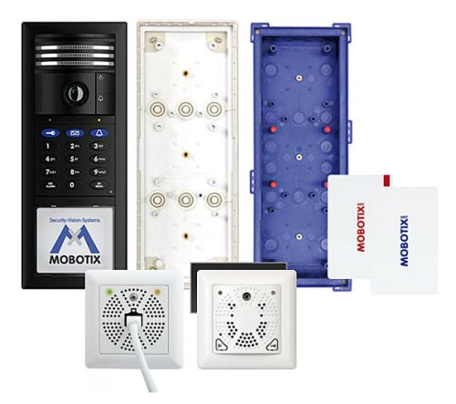 T25 6MP Set 2, Two-Wire, Keypad, DoorMaster, Black