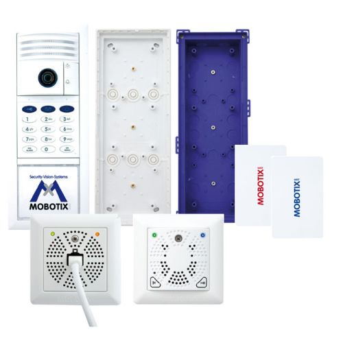 Door Station Set-2, 6MP Camera, Two-Wire, Keypad, DoorMaster, White