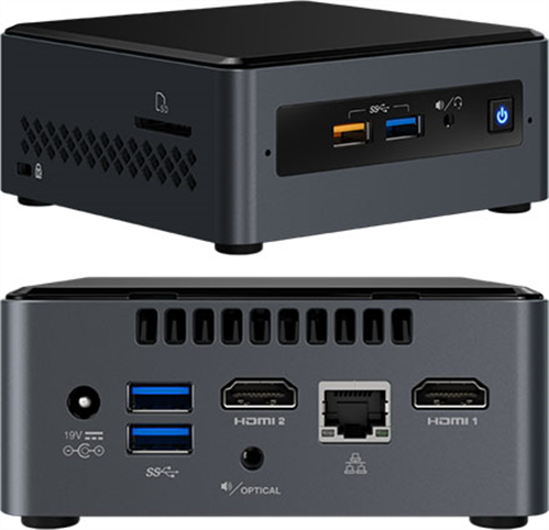 NUC Kit with Pentium Silver J5005 CPU, WiFi, HDMI, USB