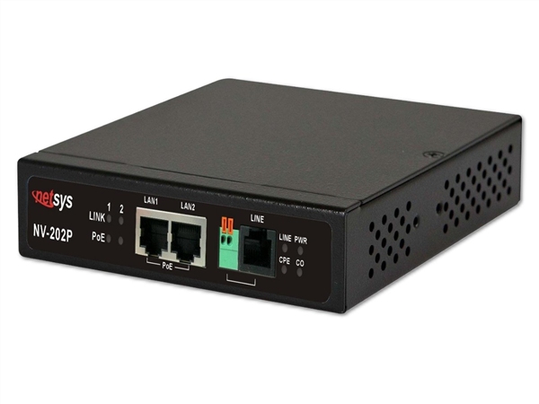 VDSL2 LAN extender with PoE