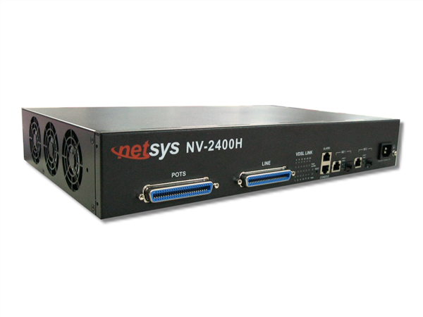 24 Port VDSL2 IP DSLAM, 2 GigE uplink ports