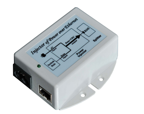802.3af PoE Injector, 100Mbps, 48VDC