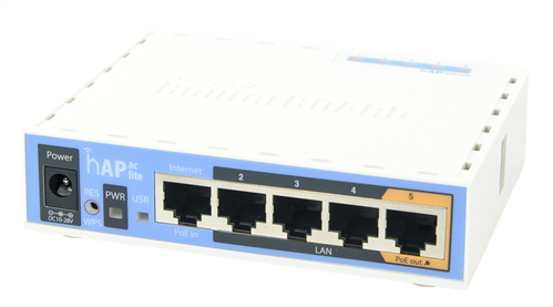 hAP ac Lite, 802.11ac 5 Port Router