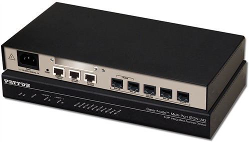 Smartnode 3 BRI VoIP IAD - 4 VoIP Call; Passthrough Relay; H.323 and SIP, Internal UI Power.