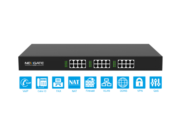 24-Port FXS VoIP Gateway