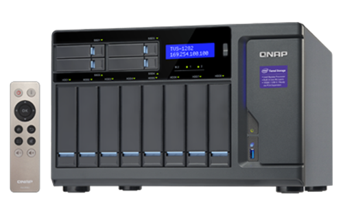 12-Bay TurboNAS, SATA 6G, Core™ i7-6700 3.4 GHz, 32GB RAM