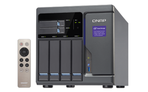 6-Bay SATA 6Gb/s NAS, Core i3-6100 3.7 GHz CPU, 8GB RAM, 4x GigE, 10Gb