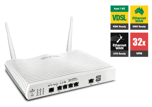Vigor2832n ADSL/UFB WiFi Router, Firewall