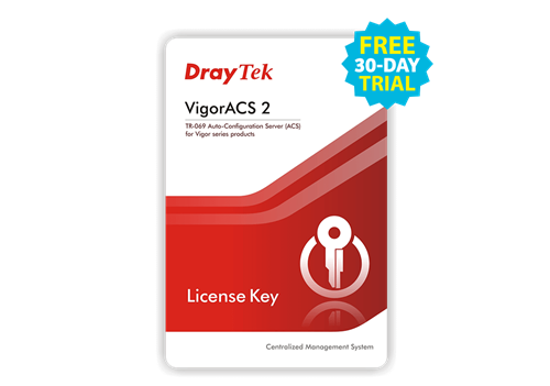 VigorACS 2 license key for up to 100 CPE nodes, 1 year
