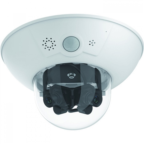 D16 Dome IP Camera 2x 6MP, Panorama 180 degree (Night)