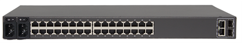 16-Port Serial and 24-Port Ethernet, Dual DC, V.92 modem